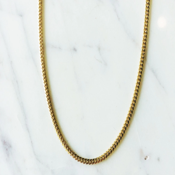 Gold Cuban Chain Necklace
