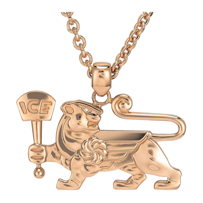 18K Gold Lioness Pendant